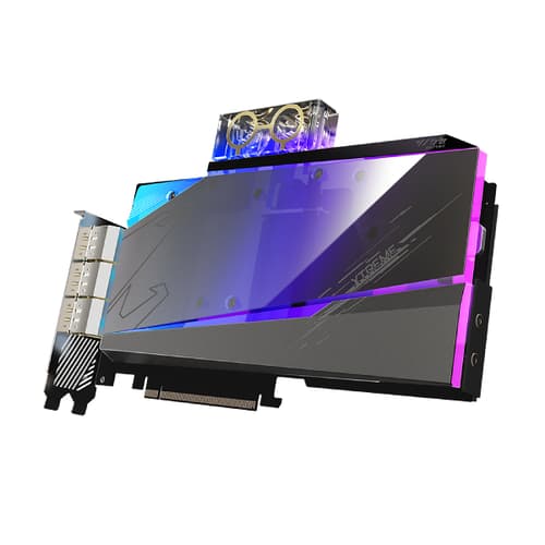 Gigabyte Aorus GeForce RTX 3080 Xtreme Waterforce WB 10GB GDDR6X 320-bit Gaming Graphics Card With Water Block